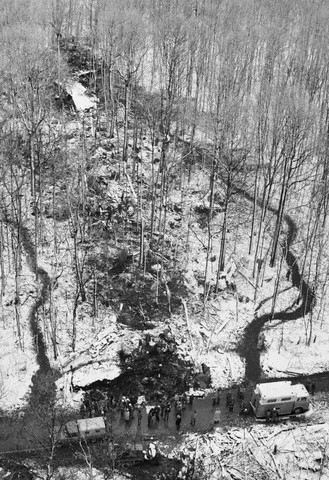 Daylight View of TWA Flight 514 Crash